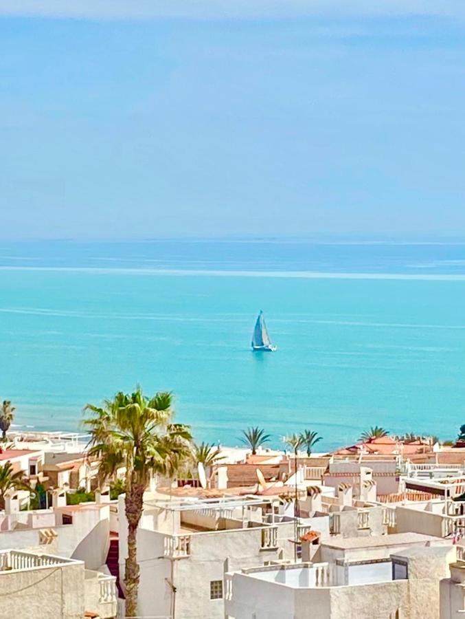 Beautiful apartment 300m LaMata Beach with PANORAMA SEA view!!! Torrevieja Exterior foto