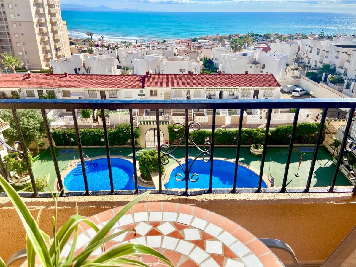 Beautiful apartment 300m LaMata Beach with PANORAMA SEA view!!! Torrevieja Exterior foto