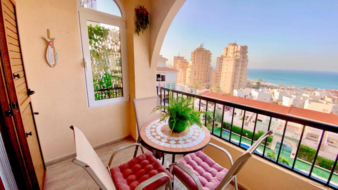 Beautiful apartment 300m LaMata Beach with PANORAMA SEA view!!! Torrevieja Exterior foto