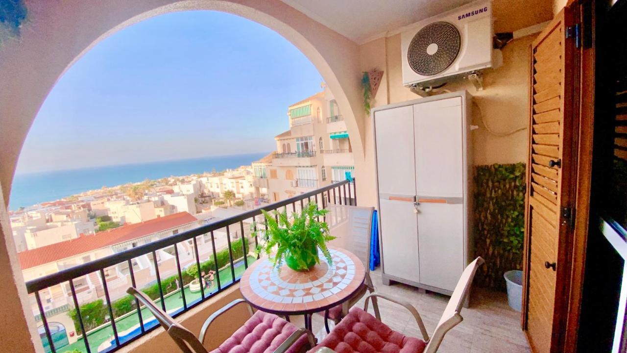Beautiful apartment 300m LaMata Beach with PANORAMA SEA view!!! Torrevieja Exterior foto